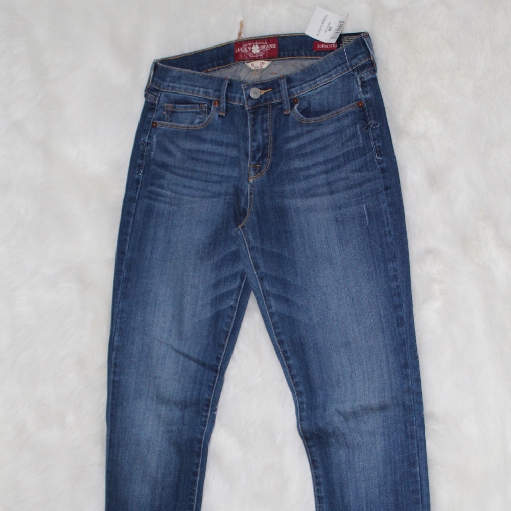 NEW LUCKY BRAND SOFIA STRAIGHT JEANS